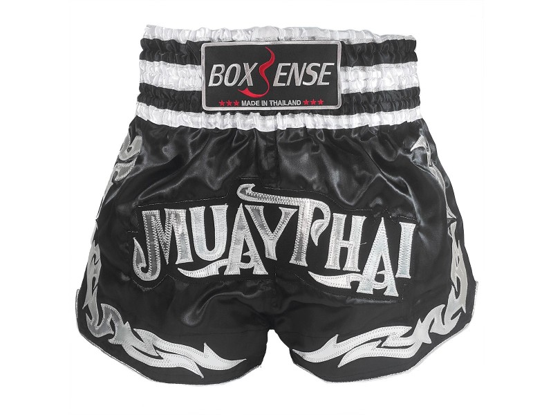 Short de Muay Thai Boxsense : BXS-076-Noir
